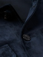 TOM FORD - Military Suede Jacket - Blue