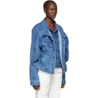 Y/Project Blue Double Front Denim Jacket