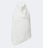 SIR Klara cotton halterneck top