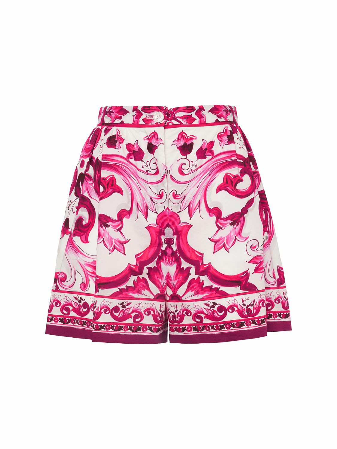 Dolce & Gabbana Pink Chinos Cotton Casual Mens Shorts
