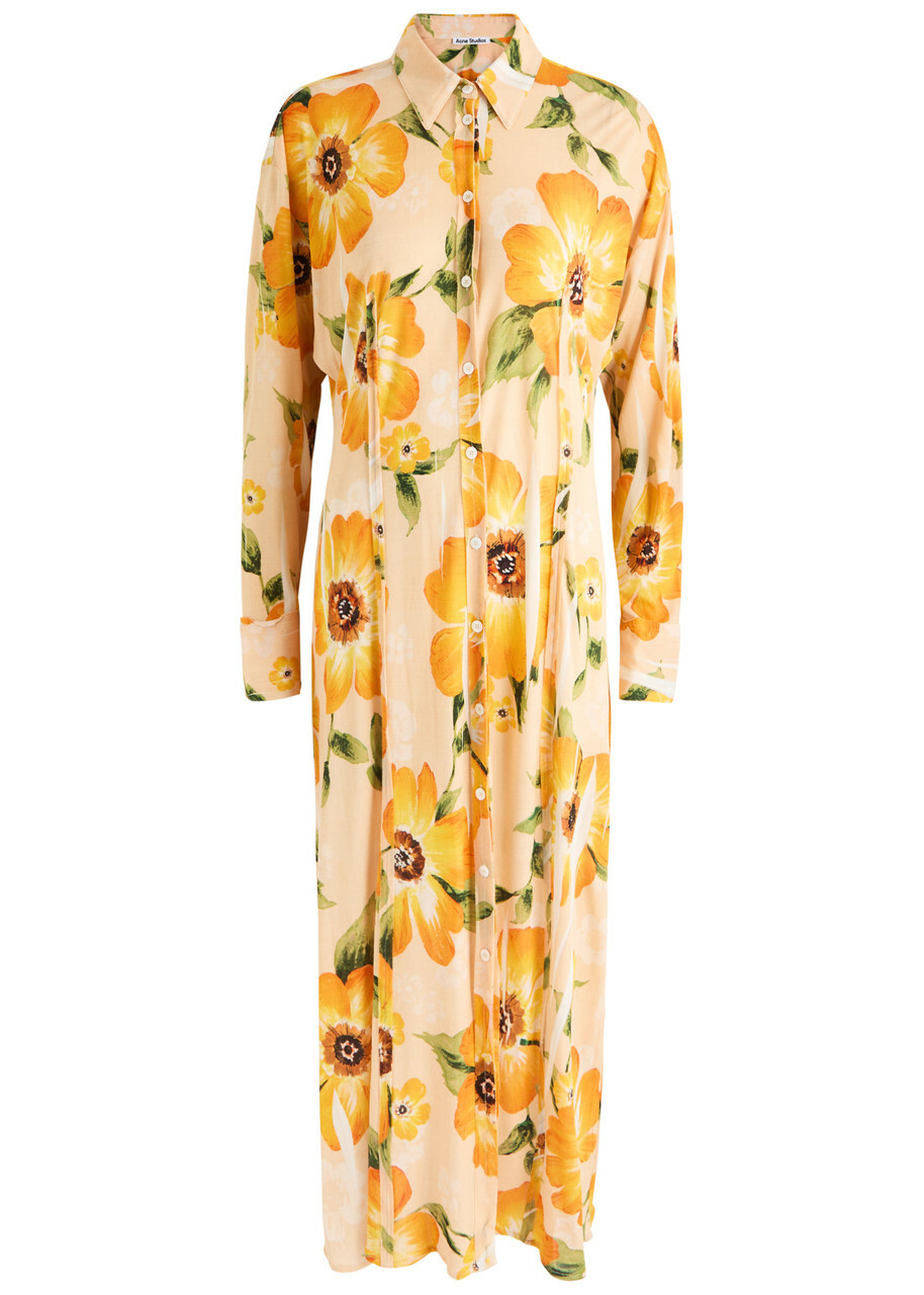 Acne Studios Emiro cotton midi dress Acne Studios