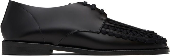 Photo: HEREU Black Alaro Lace-Up Derbys