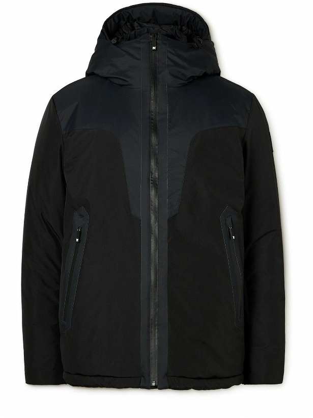 Photo: Palm Angels - Logo-Appliquéd Padded Ripstop and Shell Hooded Ski Jacket - Black