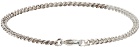 HANREJ Silver Small Panzer Chain Bracelet