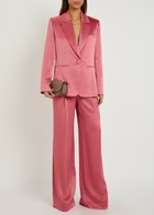 Alice + Olivia Billie Satin Blazer Pink