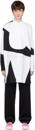 Alexander McQueen Black & White Brushstroke Shirt