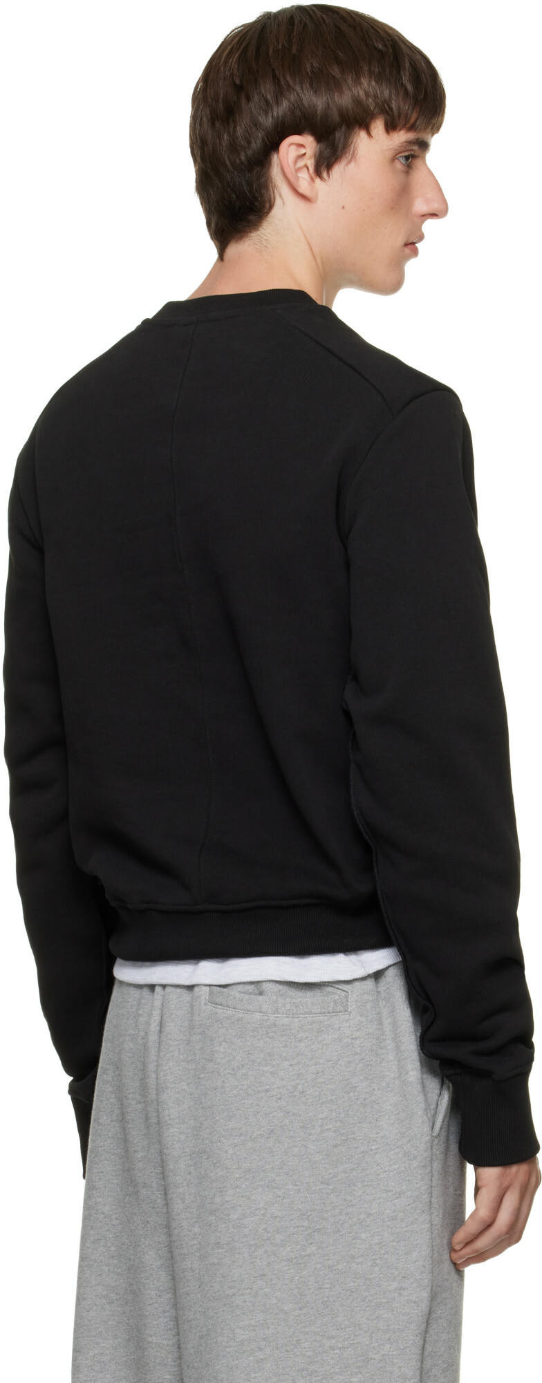 Entire Studios Black Pod Crew Sweatshirt