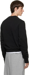 Entire Studios Black Pod Crew Sweatshirt