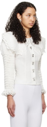 Chopova Lowena White Rocket Blouse