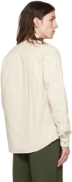 YMC Beige Dean Long Sleeve Shirt