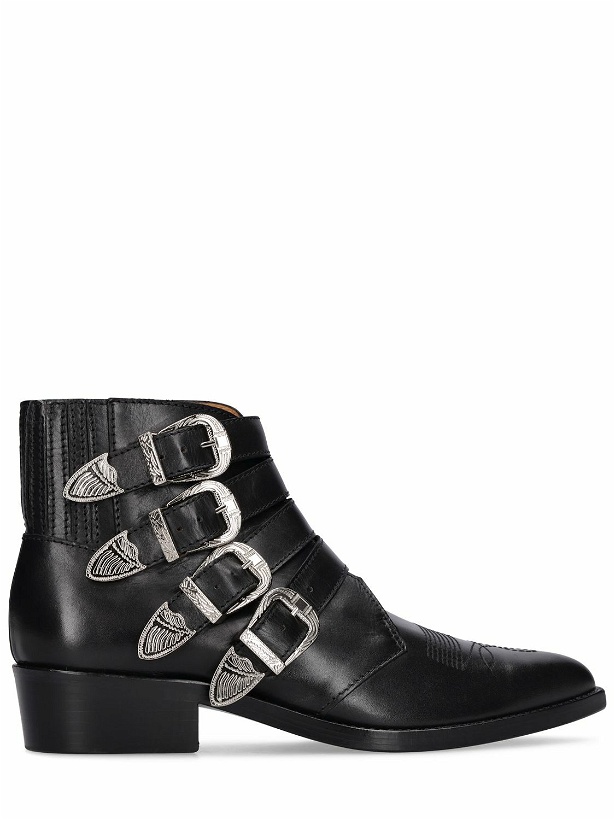 Photo: TOGA VIRILIS - Leather Boots W/ Silver Buckles