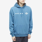 Adidas Men's Reclaim Logo Hoody in Altered Blue
