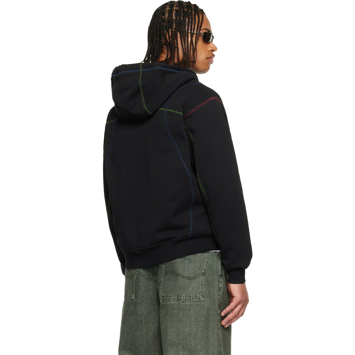 Dime Black Court Zip Hoodie