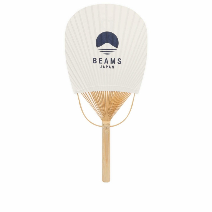 Photo: BEAMS JAPAN Paper Fan - Presented by END. in White/Blue 