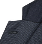 Kingsman - Navy Slim-Fit Birdseye Wool Suit - Blue