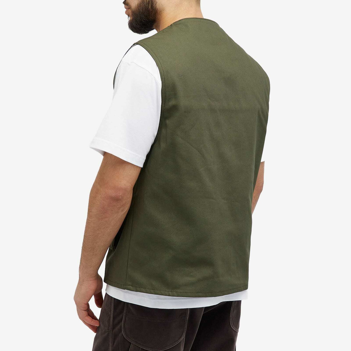 Garbstore Men's Life Multi Pocket Vest in Olive