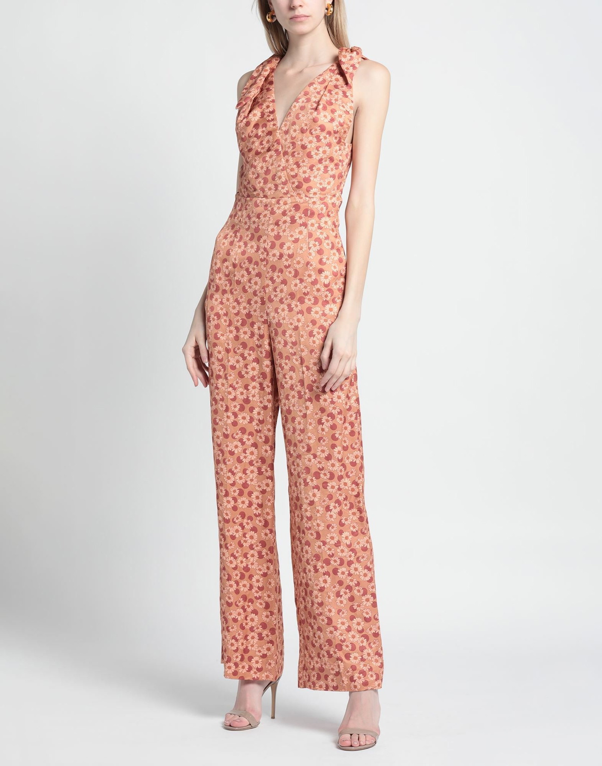 Sandro Womens Jumpsuit in Brown