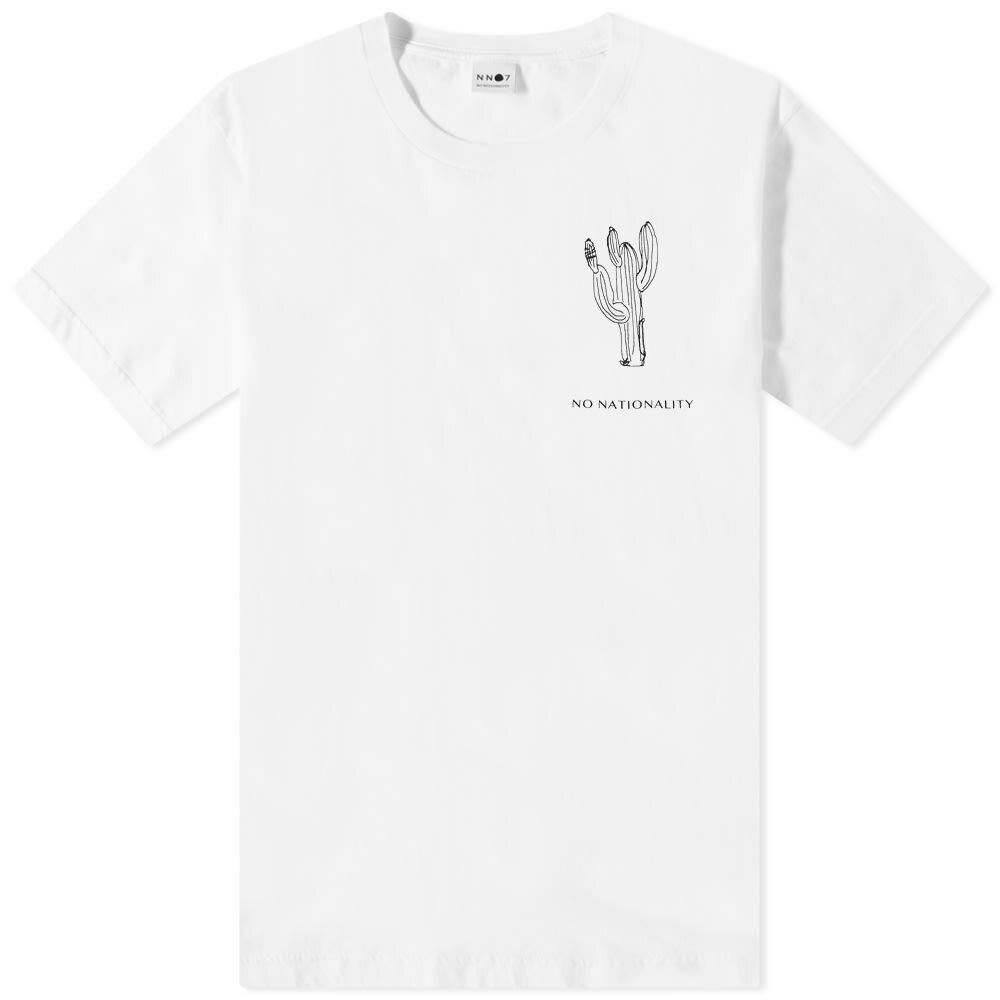 Photo: NN07 Men's Wilko Print T-Shirt in White