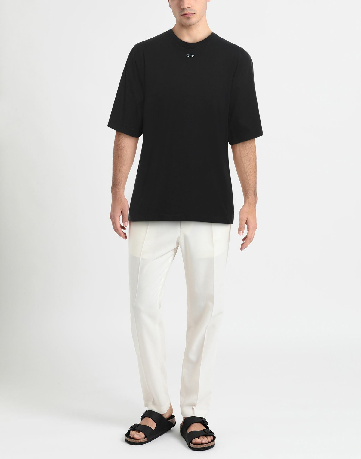 Off-white Mens T-shirt in Black