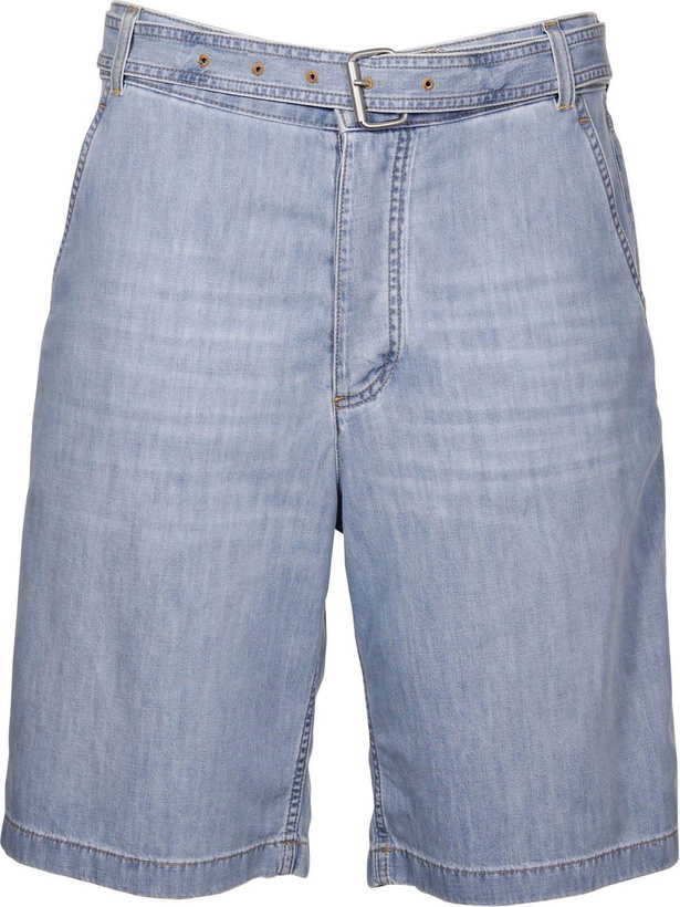 Photo: Bottega Veneta Denim Shorts