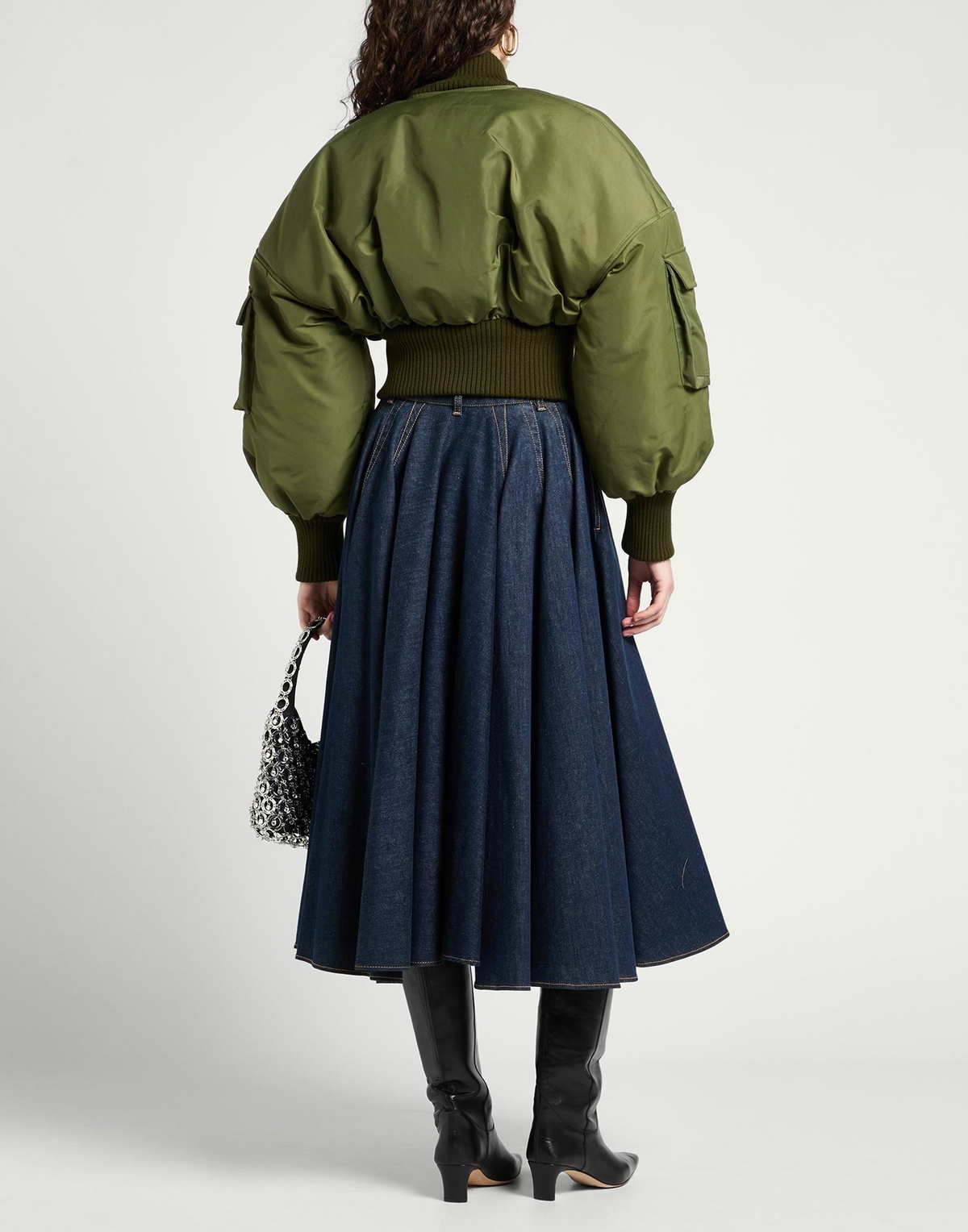 A. w.a. k.e. Mode Womens Jacket Military in Green