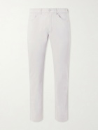 Peter Millar - Signature Straight-Leg Cotton-Blend Sateen Trousers - Gray
