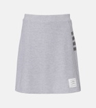 Thom Browne 4-Bar cotton miniskirt