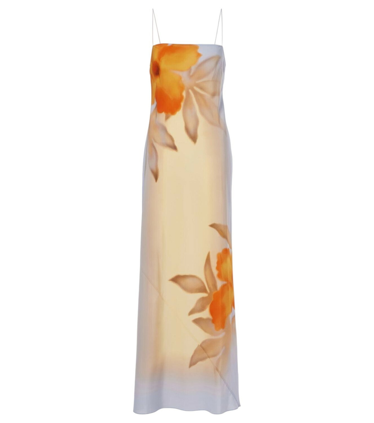 VIP【送料関税込】OBIDI PRINTED SILK DRESS SIR Serene printed silk slip dress SIR.