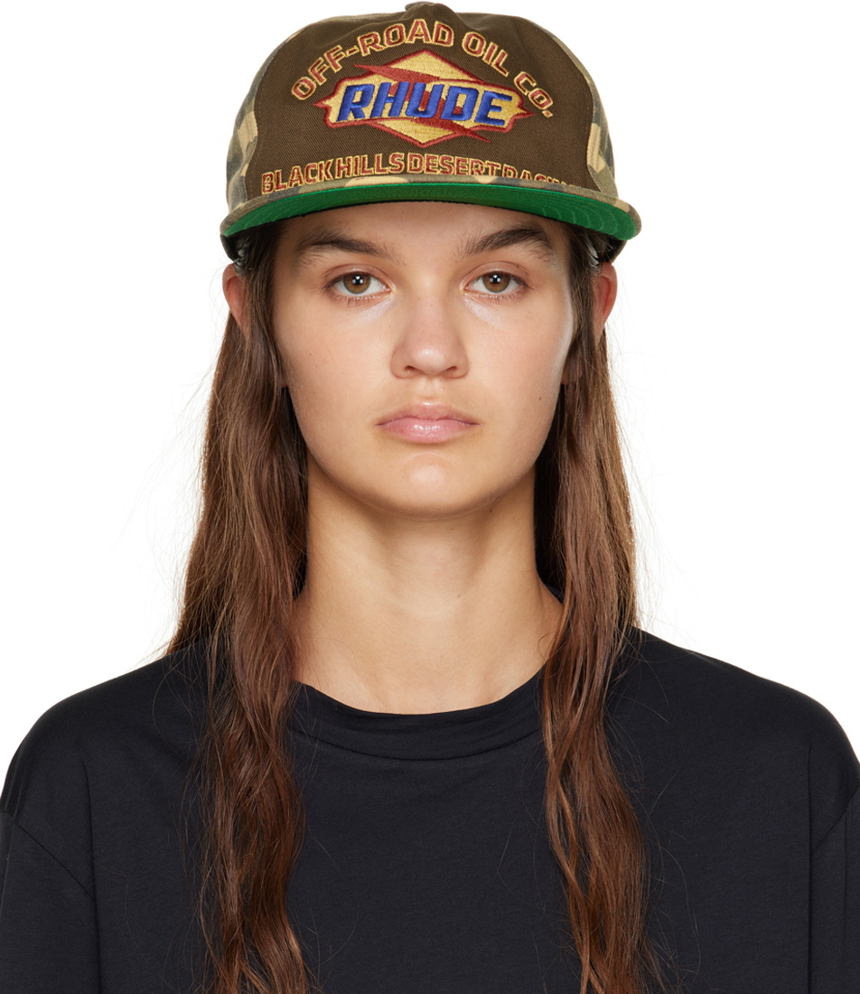 Rhude Khaki Camo Cap