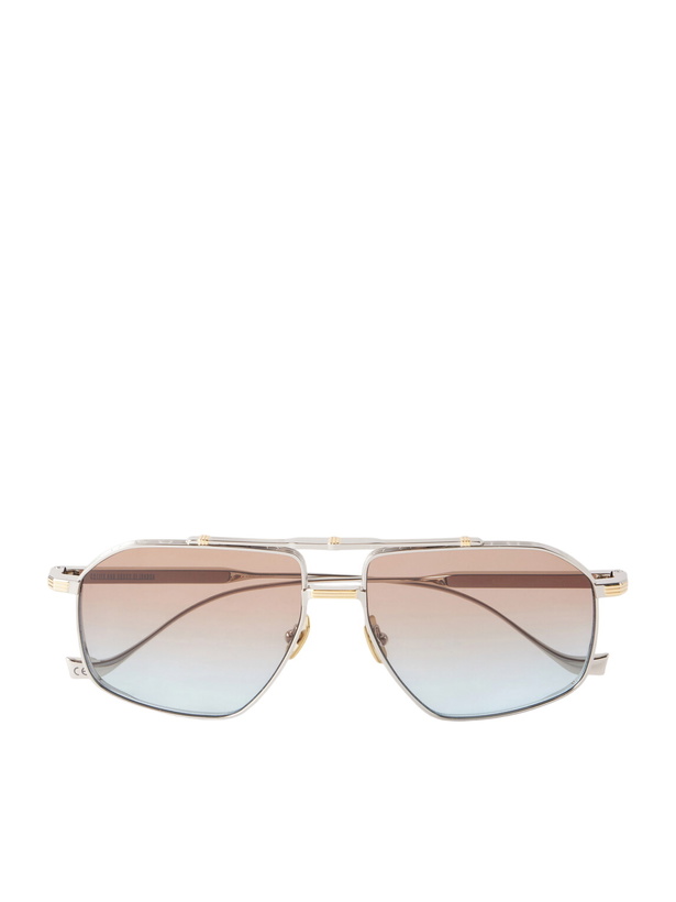 Photo: Cutler and Gross - 1424 Aviator-Style Gold-Tone and Silver-Tone Sunglasses