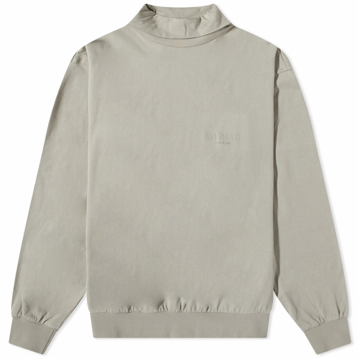 Photo: Fear of God ESSENTIALS Men's Turtle Neck Sweat in Seal