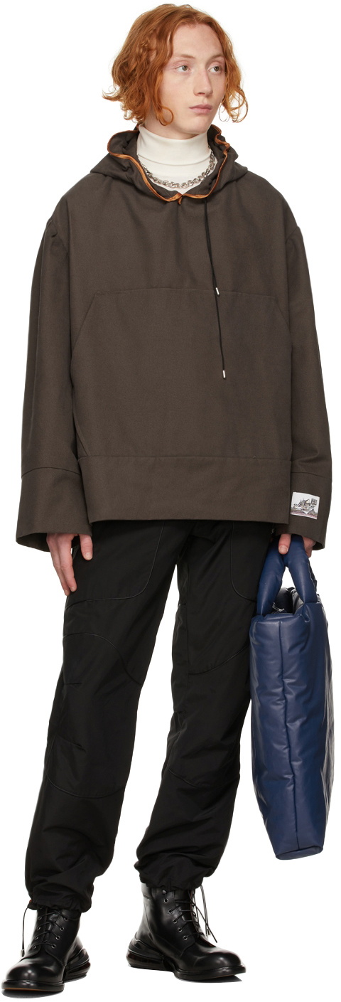 Boramy Viguier Brown Monk Hoodie