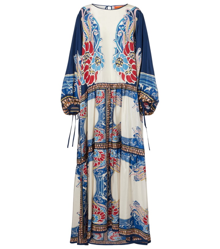 Photo: La DoubleJ Vesta printed silk maxi dress