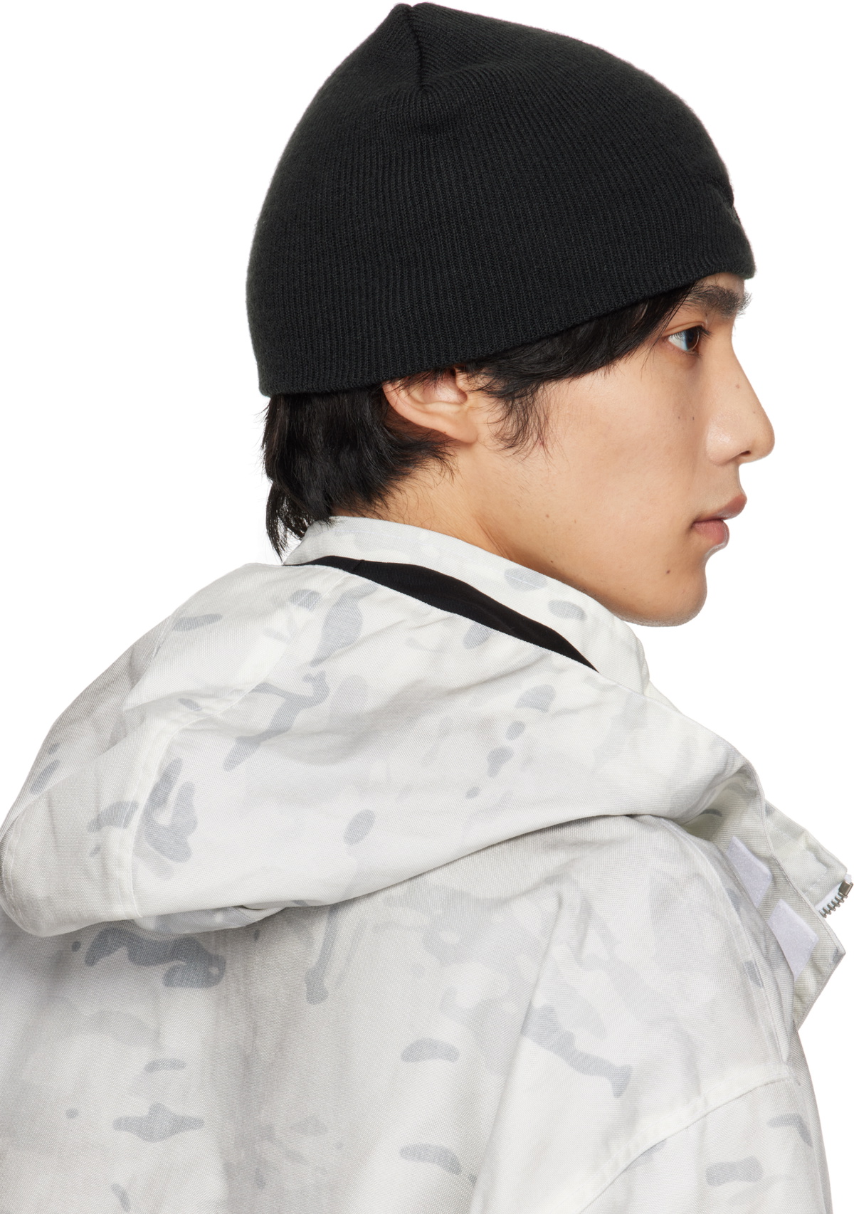 ALEXANDER DIGENOVA Black Logo Beanie