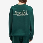 Sporty & Rich Women's NY 94 Crewneck in Forest Cream