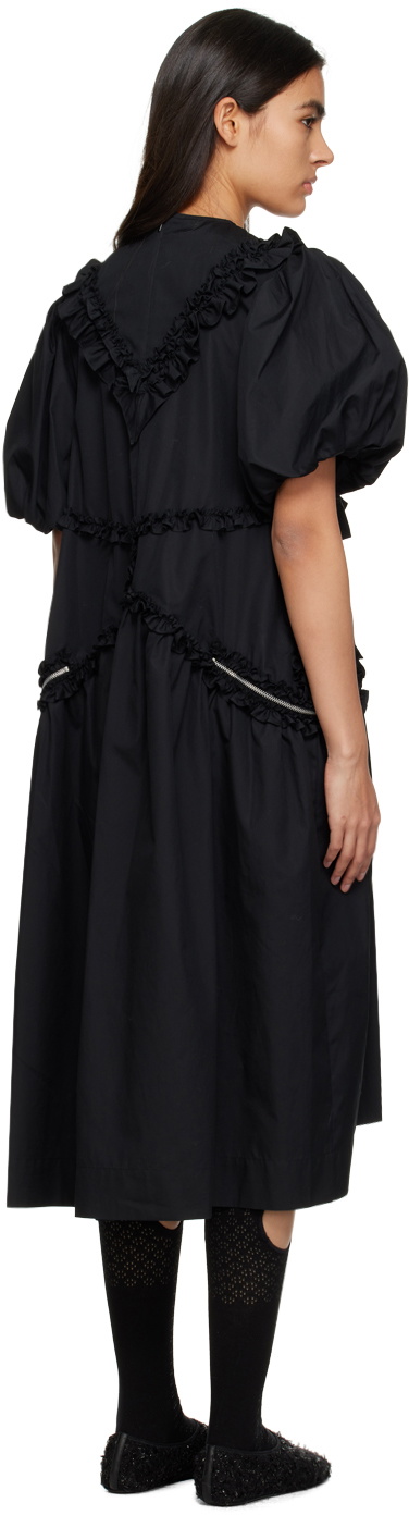 Simone Rocha Ruffle Frill Detail Smock Dress