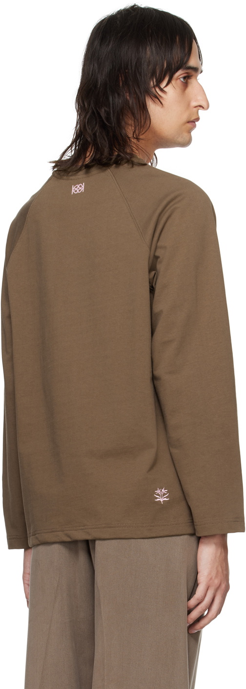 Kijun Brown 'Sunshine' Long Sleeve T-Shirt