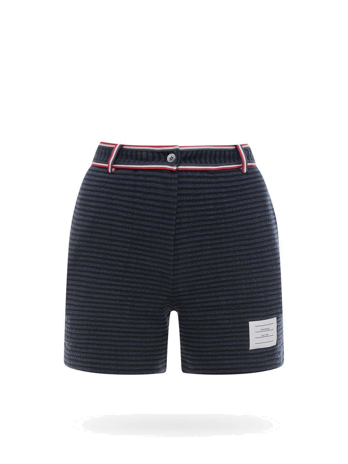 ショートパンツ THOM BROWNE Women Shorts Burmudas FJQ109AJ0051 480 Blue Thom Browne Bermuda Shorts Blue Womens Thom Browne