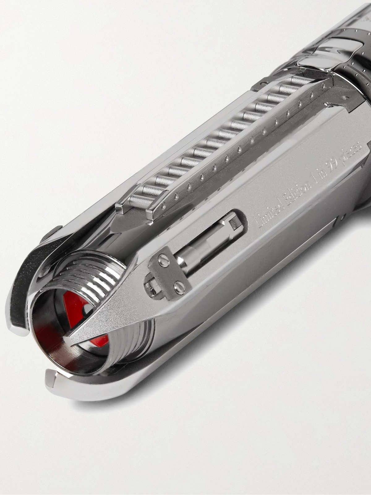 Caran d'Ache - MB&F Astrograph Limited Edition Rhodium-Plated Fountain Pen - Silver