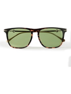 GUCCI - D-Frame Tortoiseshell Acetate and Gold-Tone Sunglasses - Brown