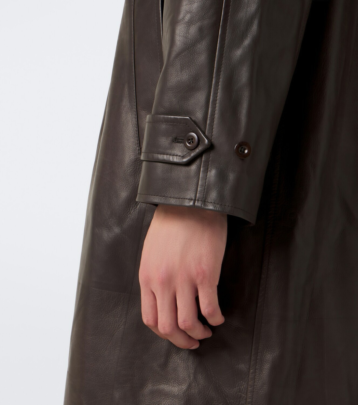 The Row Sitali leather car coat