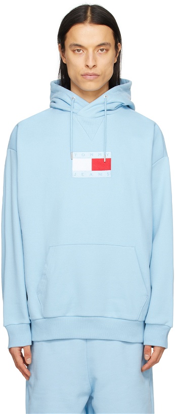 Photo: Tommy Jeans Blue Flag Hoodie
