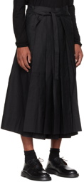 Jan-Jan Van Essche Black #5 Apron Skirt