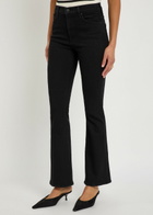 Mother The Weekender Flared-leg Jeans Black