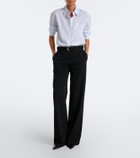 The Row Lili leather pumps