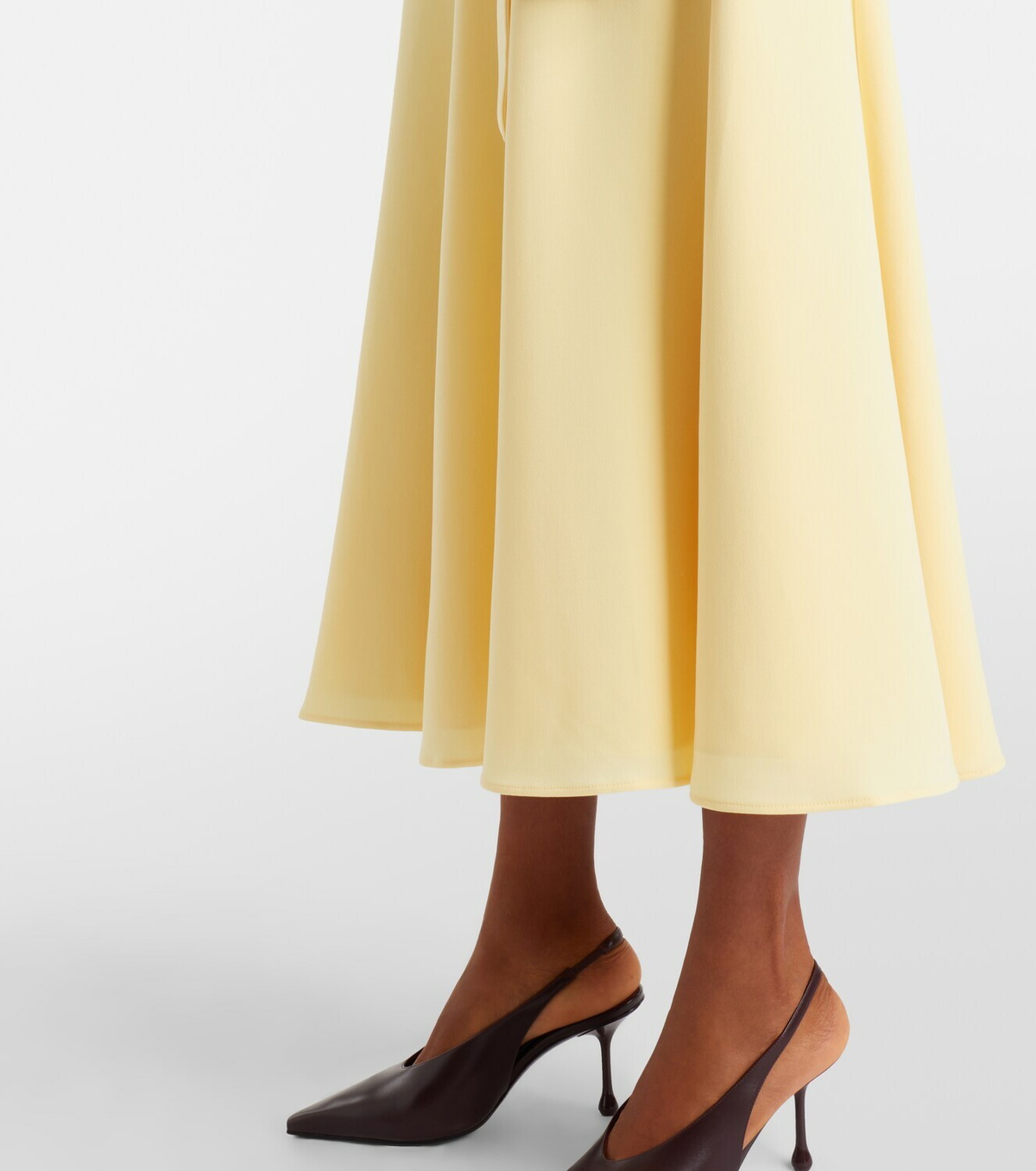 Roland Mouret Belted cady midi dress