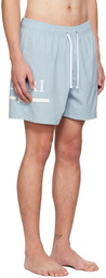 AMIRI Blue MA Bar Swim Shorts