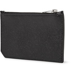 Saint Laurent - Pebble-Grain Leather Cardholder - Men - Black