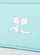 Courrèges - Logo Baguette Shoulder Bag in Light Blue