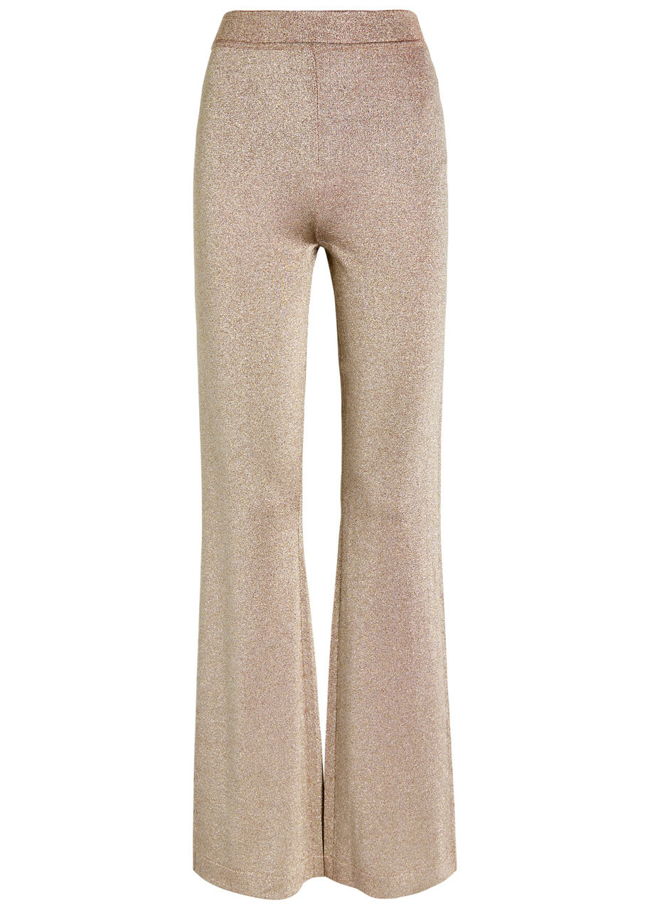 Missoni Lamé Fine-knit Trousers Rose